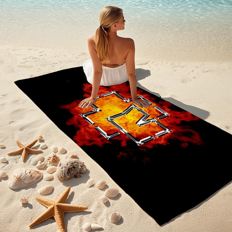 Till Lindemann, Lead Singer of the German Heavy Metal Rock Band Rammstein, Outdoor Camping Vacation Swimming Beach Scarf Decorative Blanket F8