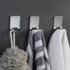 304 Stainless Steel Razor Holder for Men's Shaving Shaver Shelf Bathroom Viscose Razor Hook Wall Adhesive Storage Rack Hanger