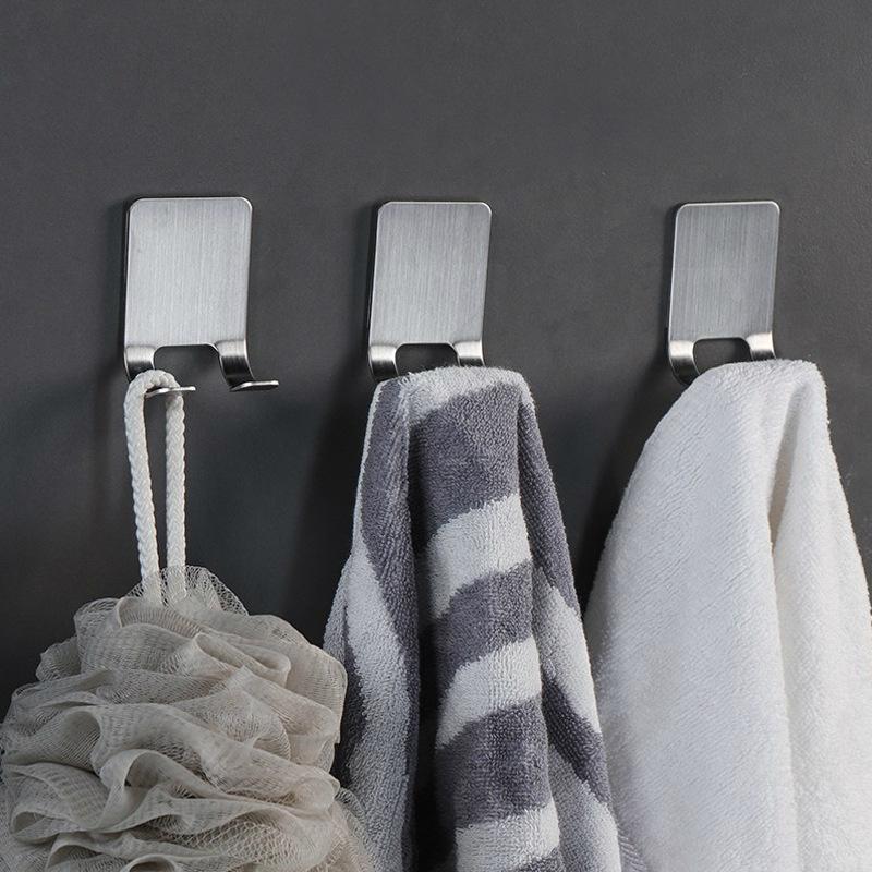 304 Stainless Steel Razor Holder for Men's Shaving Shaver Shelf Bathroom Viscose Razor Hook Wall Adhesive Storage Rack Hanger