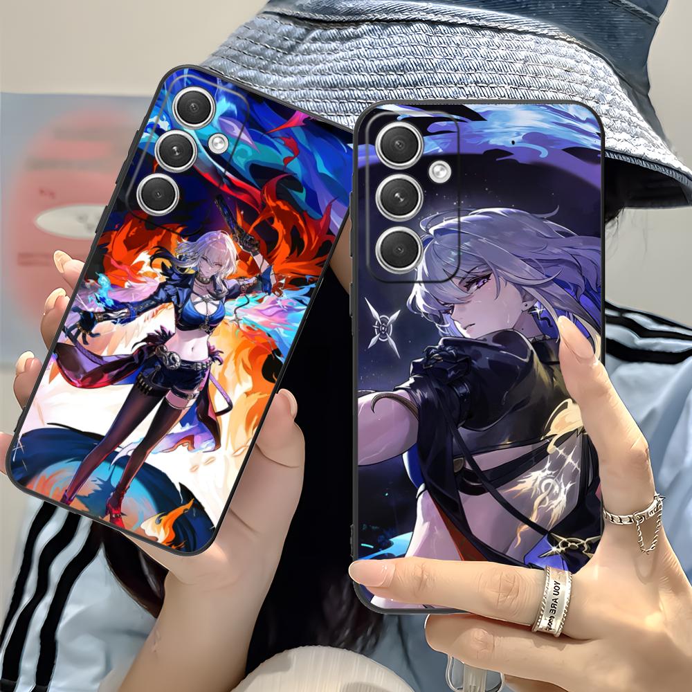 Wuthering Waves Galbrena Phone Case for Samsung Galaxy S26 S25 S24 S23 S22 S21 S20 Note20 Plus FE Ultra Colorful Cover Cover
