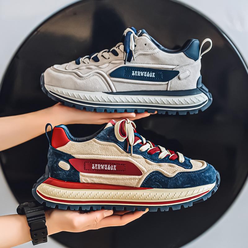 2025 Spring and Autumn New Men's Shoes Four Seasons Versatile Casual Shoes Men's Forrest Gump Shoes Live Broadcast Popular Shoes Sports Shoes Men