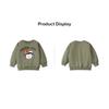 Boys Cotton Long Sleeve Shirt Soft Breathable Top Cartoon Print Casual Wear B Class Safety Childrens Shirt Comfortable