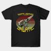 Men Black Print T-shirt Battlestar Galactica No-Cut Transfer Paper Print Cotton Tshirt