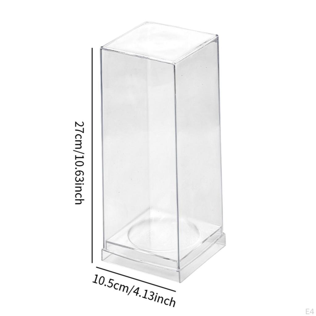 Průhledná vitrína na alkohol Prachotěsný úložný box na láhve Ochranný box k narozeninám