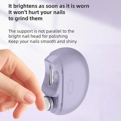 Electric Nail Clipper Kids Adults Seniors Automatic Nail Trimmer USB Rechargeable Baby Manicure Grinding File Fingernail Cutter Polisher