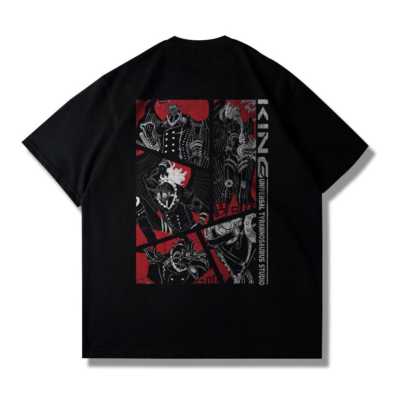 Japanese Anime ONE PIECE ONE PIECE Shortsleeved Tshirt Summer Loose Tide S