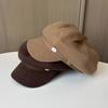 Outdoor Casual Warm Cap Women'S Face Newsboy Hat Versatile British Retro Octagonal Hat