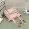 Schoolbag New Sweet Star Bone Backpack Girls Small Fresh Candy Color Schoolbag Sweet Lightweight Large Capacity Backpack
