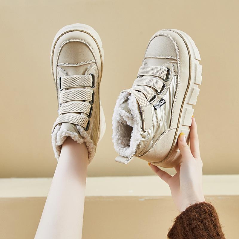 Women's Cold-proof Warm Padded Snow Boots Thick-soled High Anti-skid Wear-resistant Outdoor Leisure Sports Cotton Boots