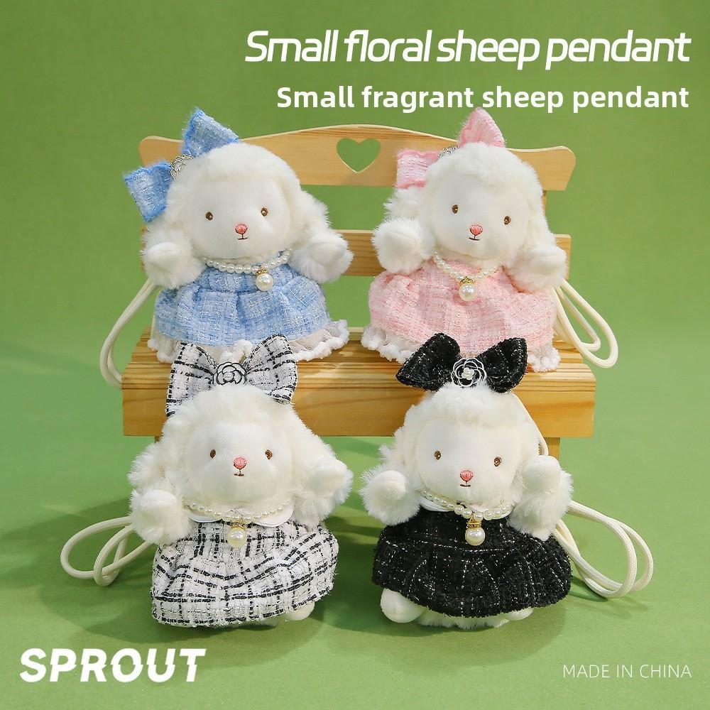 Soft Plush Doll Keyring With Short Velvet Fur For Girls And Teens