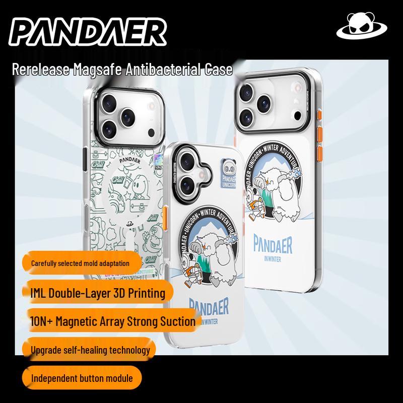Meizu PANDAER MagSafe Anti-Bacterial Phone Case for iPhone 17 Series