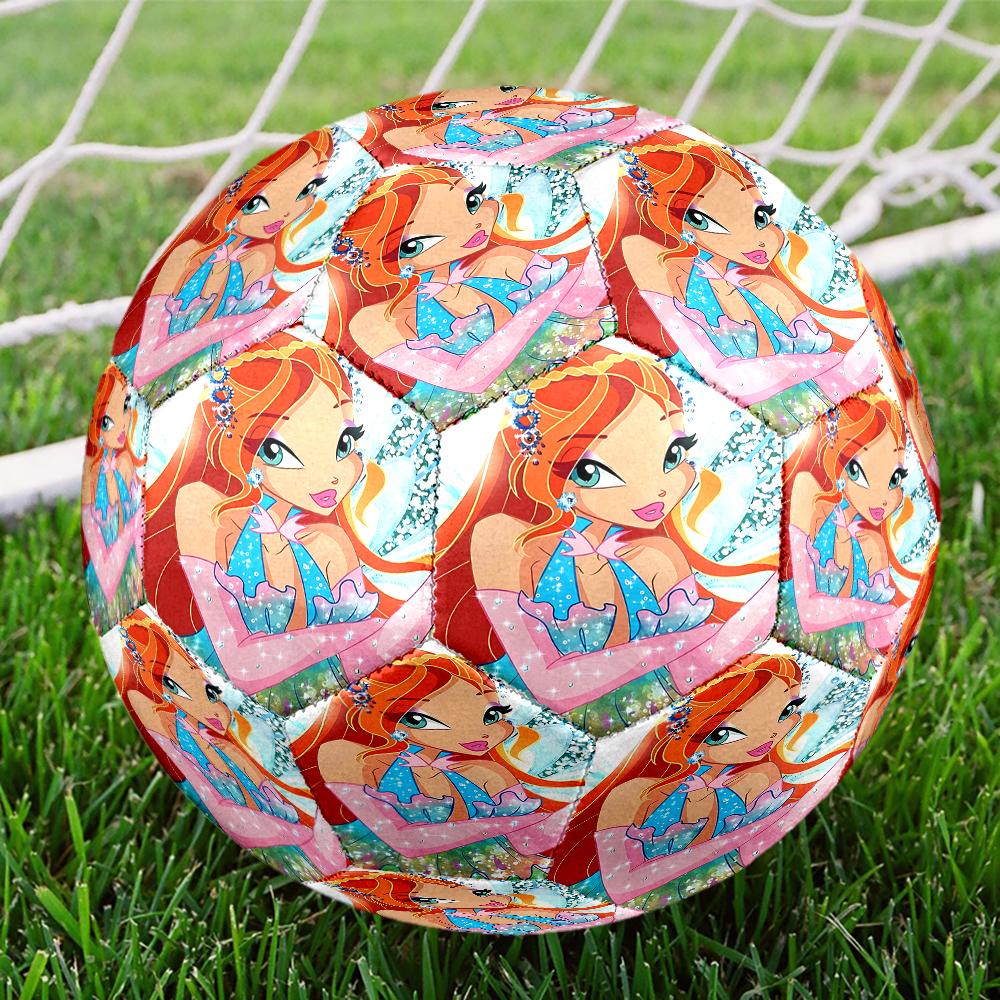 Pallone da Calcio Winx Club Taglia 5, Adatto per Partite Indoor e Outdoor, un Regalo Adatto a Tutti.