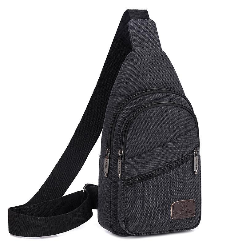 Unisex Chest Bag Simple Storage Bag Lightweight Travel Small Backpack Crossbody Bag Fashion Casual Single Should Bags