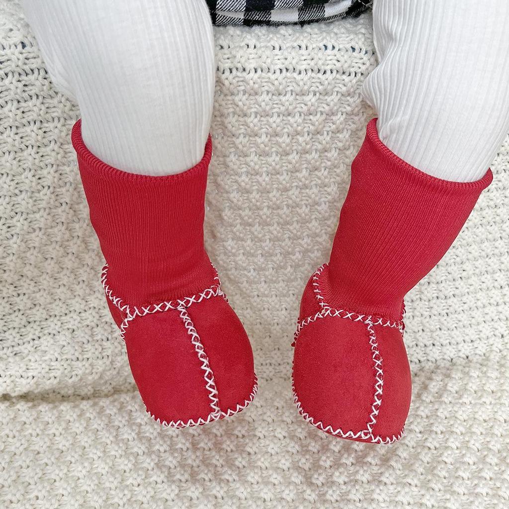 Newborn Non-slip Anti-wool Soft Sole Baby Toddler Shoes for Boys & Girls