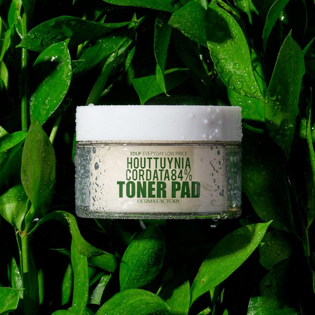 DERMA FACTORY EDLP Heartleaf 84% Toner Pad 150ml 30 Pads