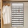 Large Capacity Jewelry Storage Bag Foldable Hanging Storage Bag  Accessories Display