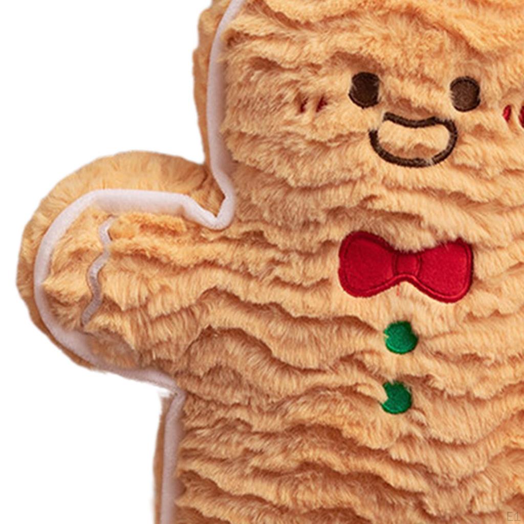 Cartoon Biscuit Man Pillow for Festive Couch Setup