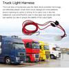 Truck Cap Wiring Harness for Third Brake Light and 12 Volt Dome Light C90-907