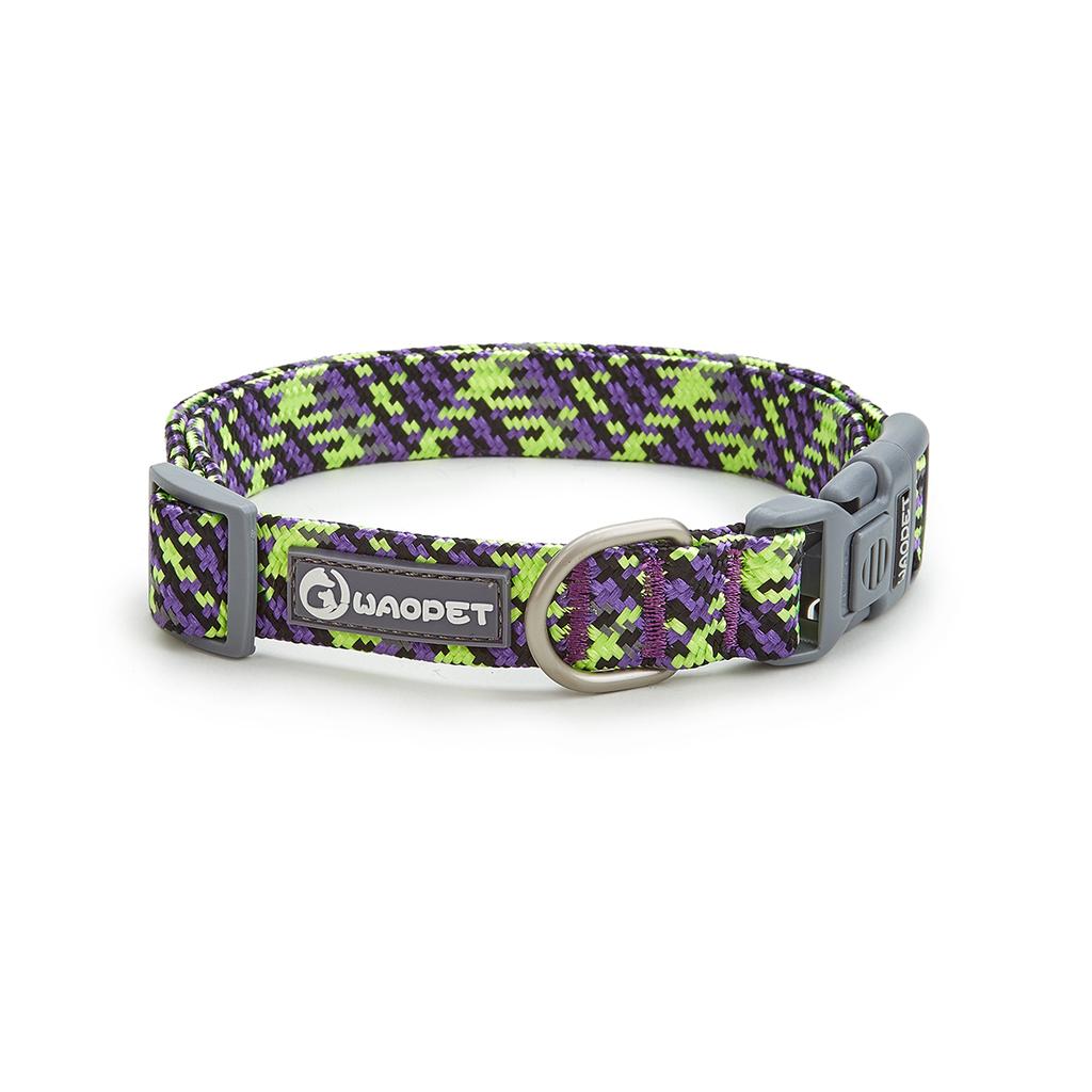 Adjustable Puppy Dogs Collar Medium Large For Dog Choker Ring Durable Reflective Nylon Pet Cat Collar Breathable Bulldog Harness