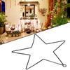 Star Wreath Ring Iron Dreamcatcher Metal Star Wire