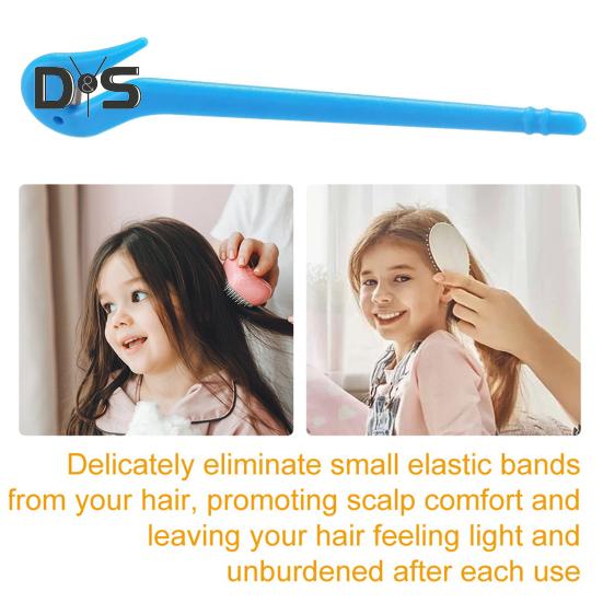 10Pcs Hair Pulling Hook Ponytail Rubber Band Removal Tool Hair Elastic Band Remover Portable Hair Accessory Cutter