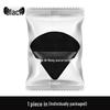 Triangle Velour Air Cushion Puff - Double-Sided Crystal Velvet Super Soft Fan-Shaped Makeup Puff for Loose Powder Setting