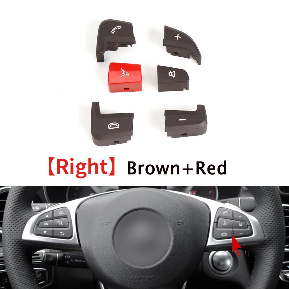 For Mercedes W205 W253 Car Steering Wheel Switch Control Buttons For Benz C GLC Class C200 C220 C260 GLC250 GLC300 2015-