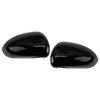 For Vauxhall Corsa D E 2006-2019 Car Replacement Rearview Side Mirror Cover Wing Cap Exterior Door Rear View Case Trim Black