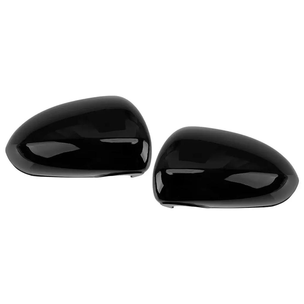 For Vauxhall Corsa D E 2006-2019 Car Replacement Rearview Side Mirror Cover Wing Cap Exterior Door Rear View Case Trim Black