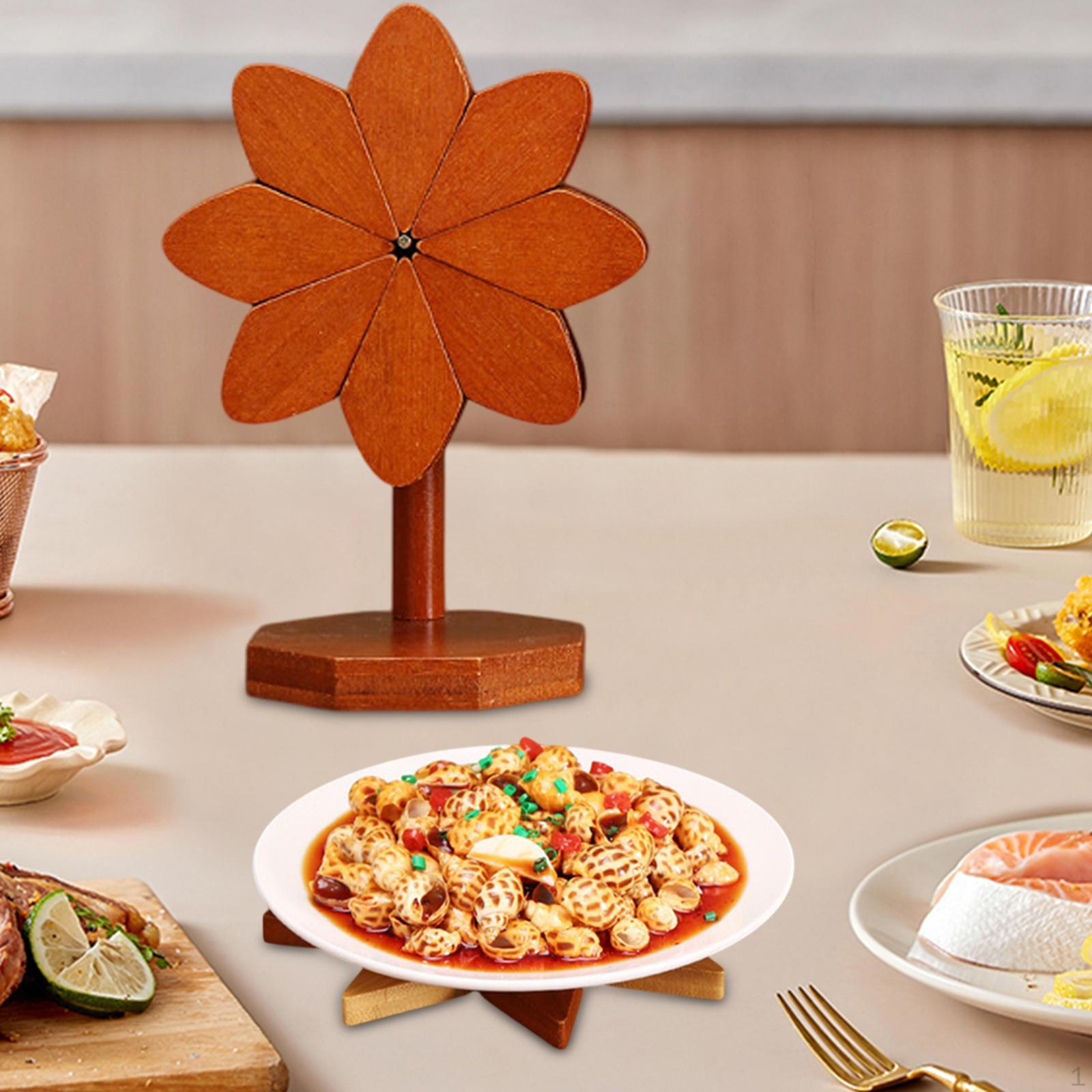 

4 шт. бамбуковые подставки под чашки домашний декор многоразовые украшения практичные подставки под стол подставки под напитки Walnut color