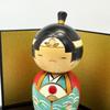 Usaburo Wooden Kokeshi Doll Momotaro 11.5cm Tall Made In Japan