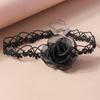 Gotische schwarze Spitze Halskette für Damen Boho Choker Halsketten Steampunk Club Party Schmuck Geschenke