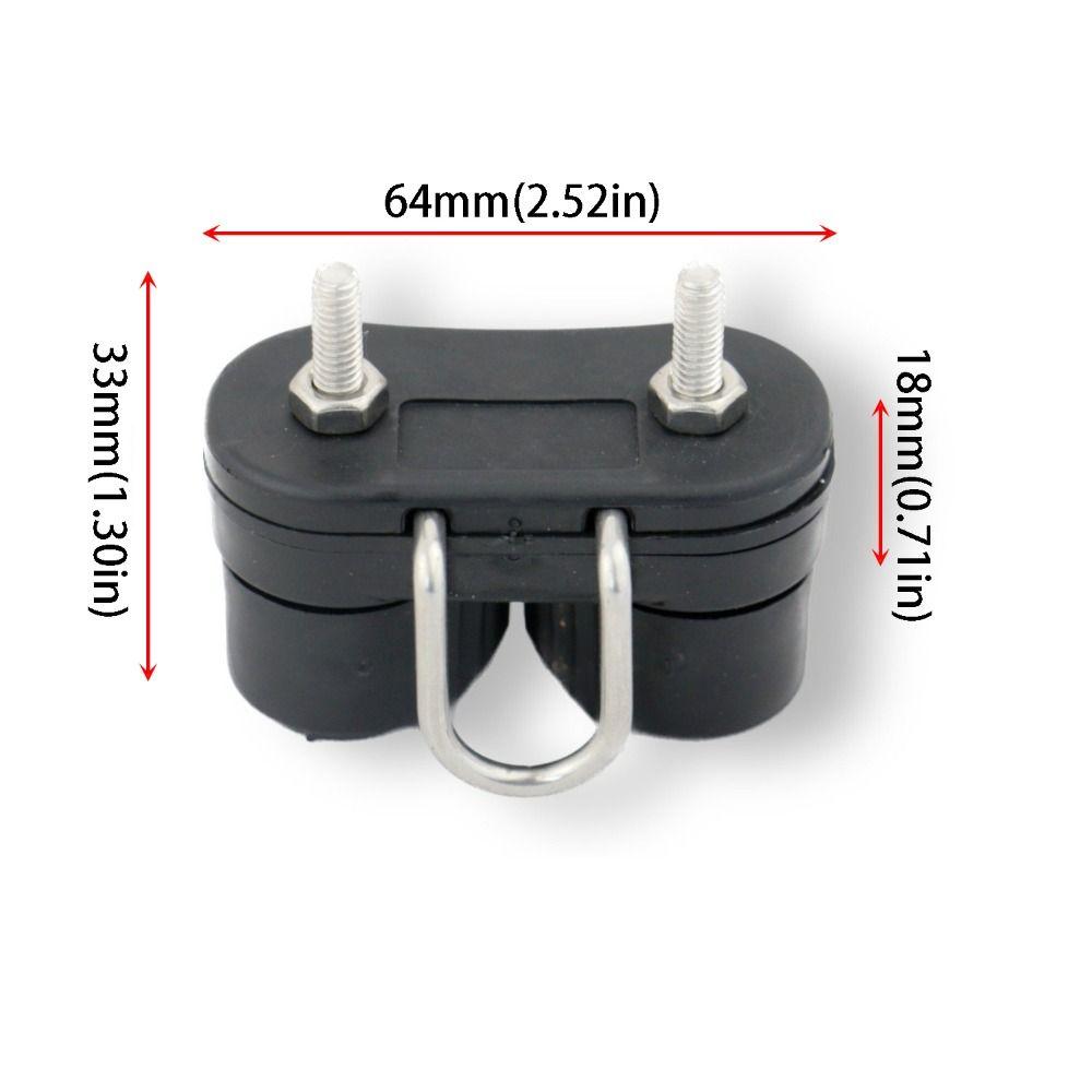 Ball Bearing Cam Cleats Double Nylon Ball Boat Accessories Accessories Rope Clamp  Boat