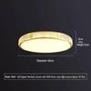 Gold Modern Minimalist Ultra-Thin Nordic LED Ceiling Light for Bedroom