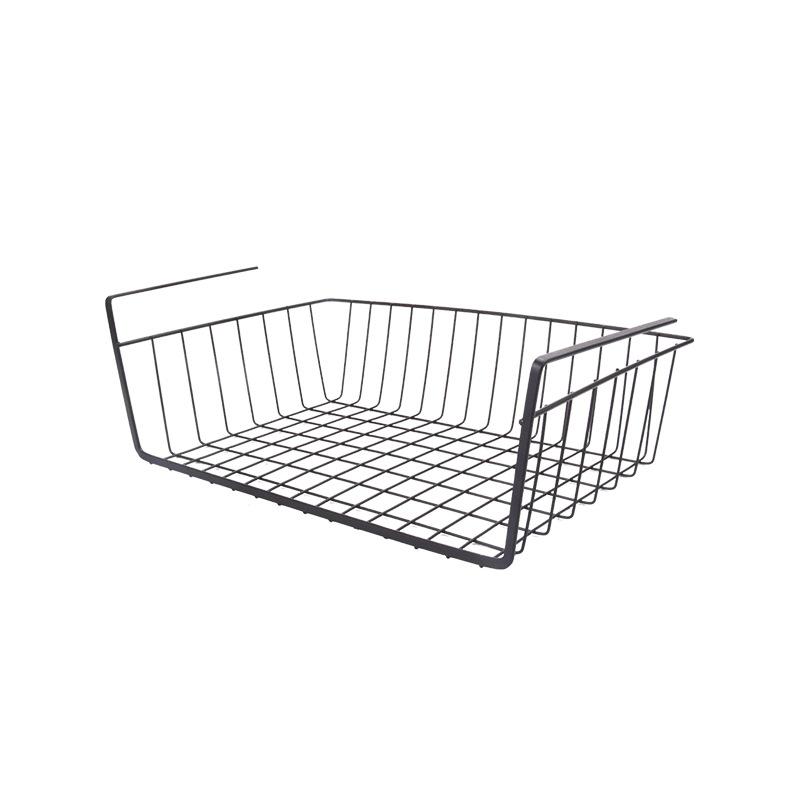 Under the table storage hanging basket rack under the kitchen hanging cabinet hanging shelf cabinet partition finishing rack