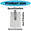 Magnetic Car Sunvisor Photo Holder Acrylic Frame Suitable for Personal Family Holding Photos and Cards Easy Installation