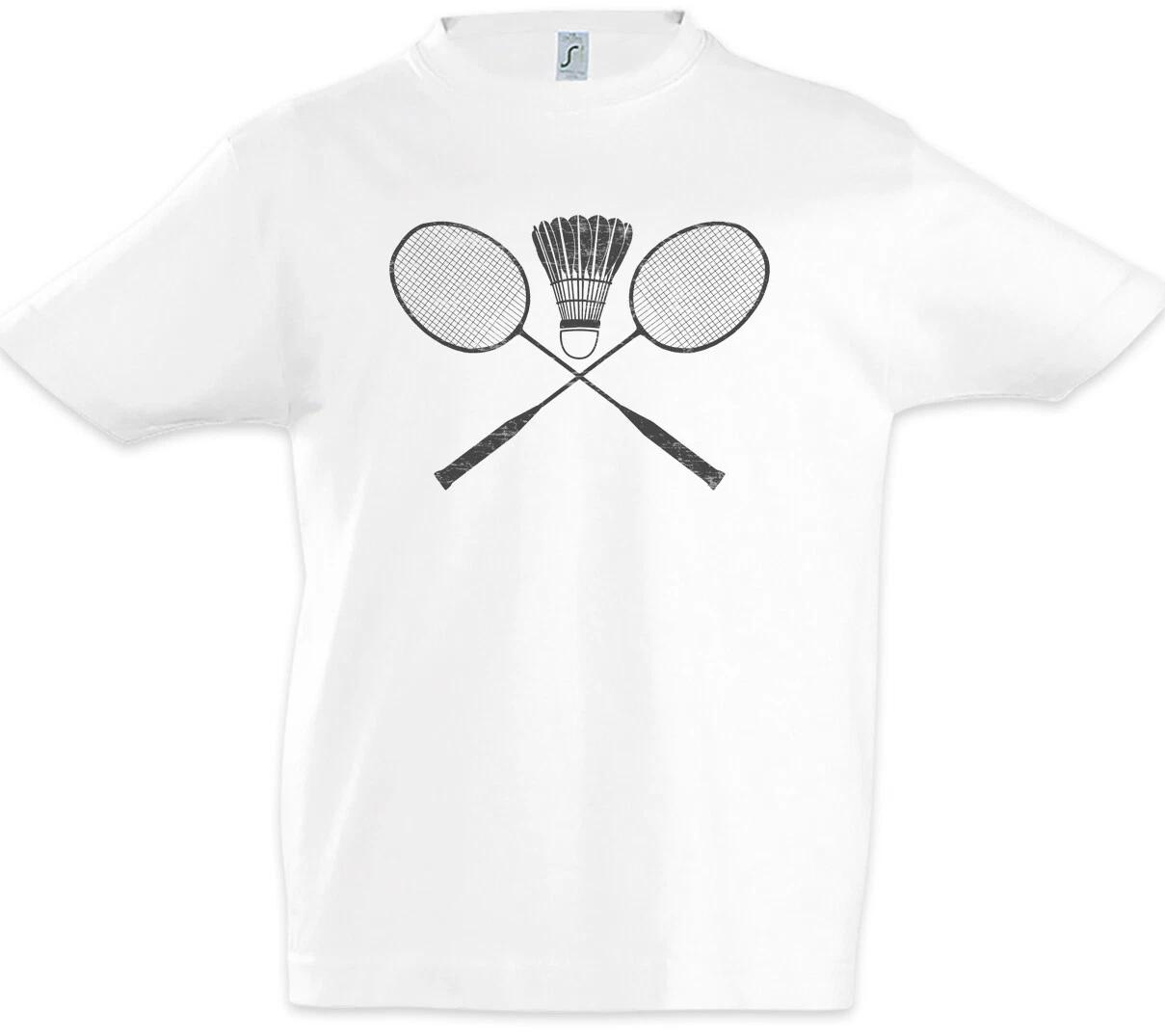 Badminton Tools Kids Boys T-Shirt Player Love Addiction Racket Court Field 100