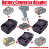 ALASICKA Adapter MT18MTB DM18MTB BS18MTB for Makita/Dewalt/Milwaukee/Bosch 18V Li-ion Batteries Convert To for Metabo 18V Tools