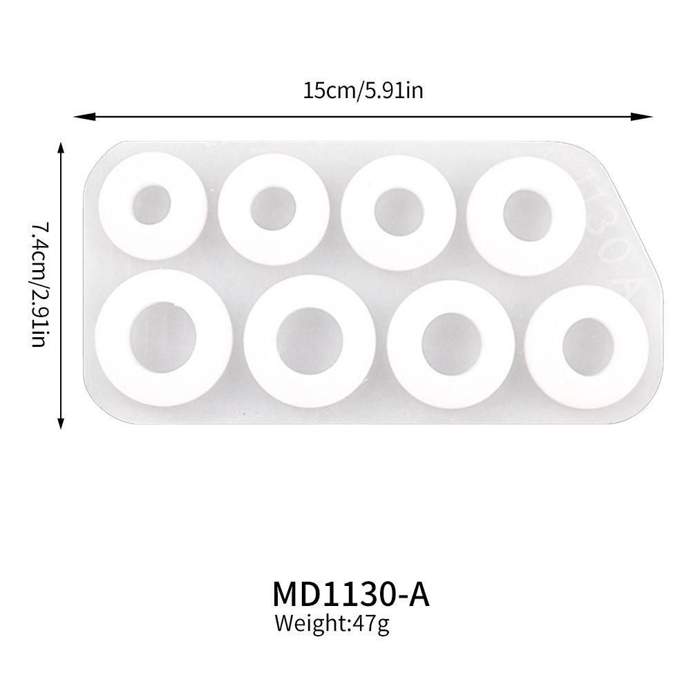 DIY kolekce silikonových forem pro fasetovaný prsten, zakřivený přívěsek a designy kočičích uší