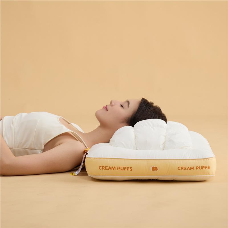 

Подушка-мешок в виде ананаса, моющаяся, молочная, пузырчатая, защита шеи, подушка для домашнего использования, одинарная подушка-сердечник 48 * 74cm