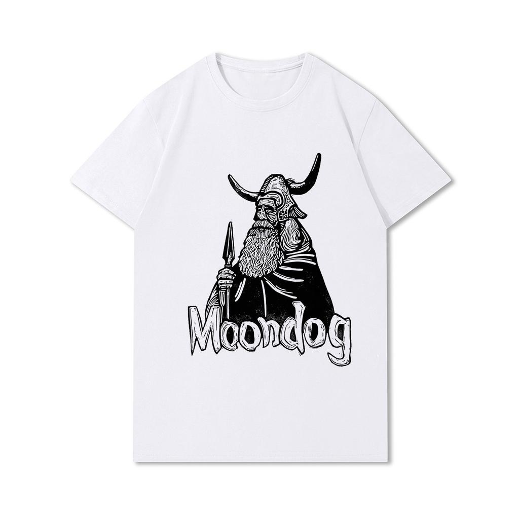 100% Cotton Summer Men T Shirts Viking Vintage Skull Beard with Headphone Printed Casual Top Tees