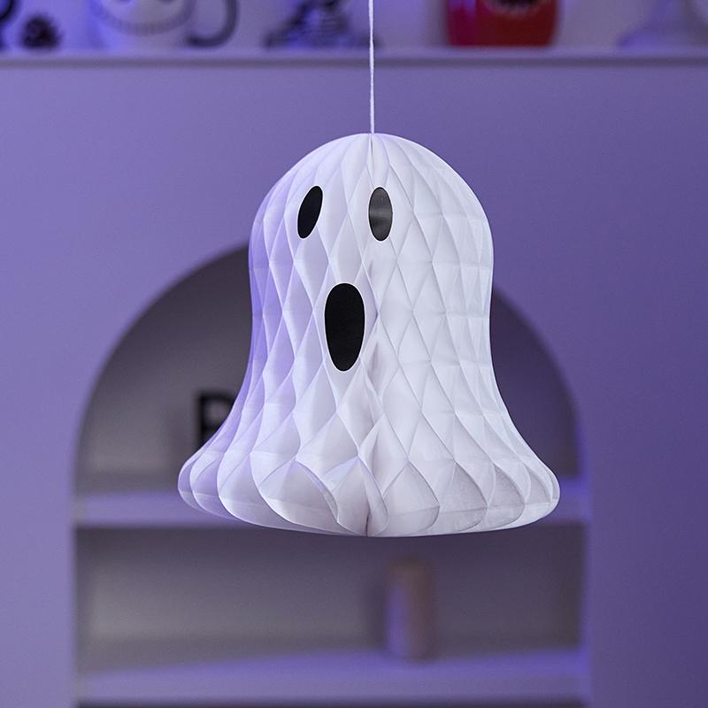 Halloween Ghost Honeycomb Hanging Decoration for Party or Home