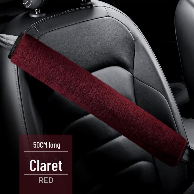 Oddychający pokrowiec na pas bezpieczeństwa do samochodów osobowych i ciężarowych: Ochraniacz na ramię z pluszu, 27x50 CM, zapobiegający usztywnieniu i zużyciu, ciepły i wygodny.