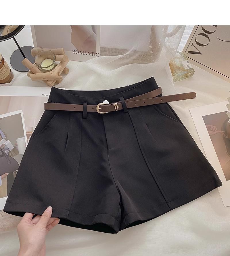 Tencel Cotton High-Waisted A-Line Casual Shorts for Women: Summer, Slimming, Hip-Lifting, and Loose Fit