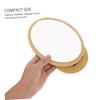 FOMIYES Folding Desktop Makeup Fashionable Makeup Car for Home and Salon Convenient Storage Mirror, Mirror, Design, Beige, Use,