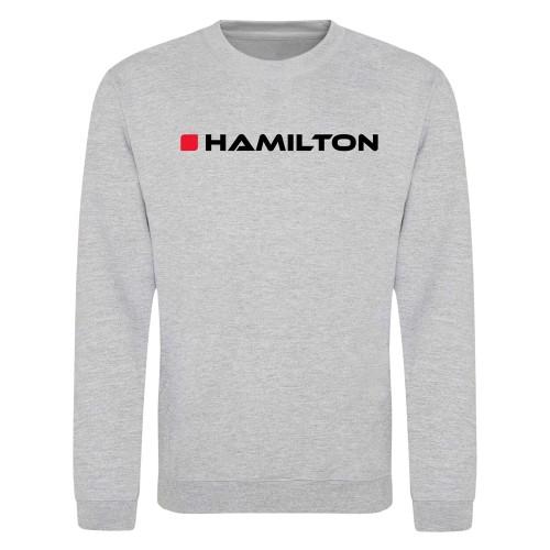 AWD Unisex Adult Hamilton Formula 1 Crew Neck Sweatshirt