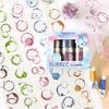 ResidueFree Repositionable Craft Tape with Aquatic Bubble Design for Creative Use Adhesive Film PET Sticker 1Box/6pcs