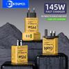 145W Schnellladegerät PD USB-Ladegerät Schnelles Handy-Ladeadapter Für Handy 3 Ports EU-Stecker Netzteil