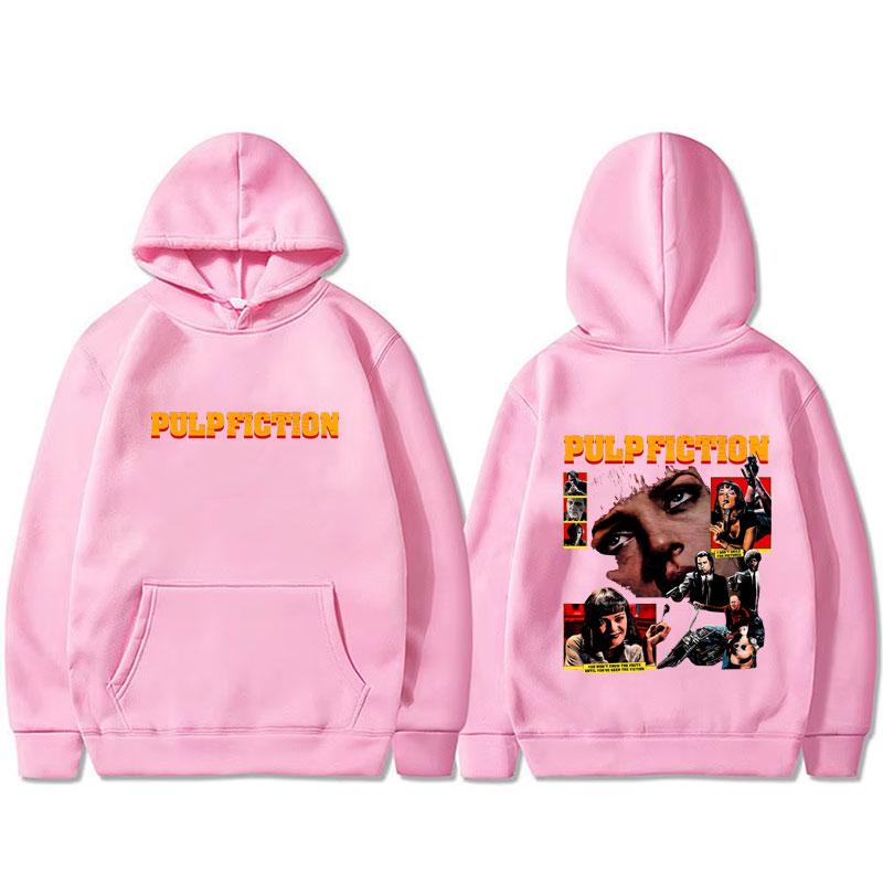 Movie Pulp Fiction Hoodie Quentin Tarantino Film Kill Bill Sweatshirt Men Women Casual Vintage Streetwear Pullover