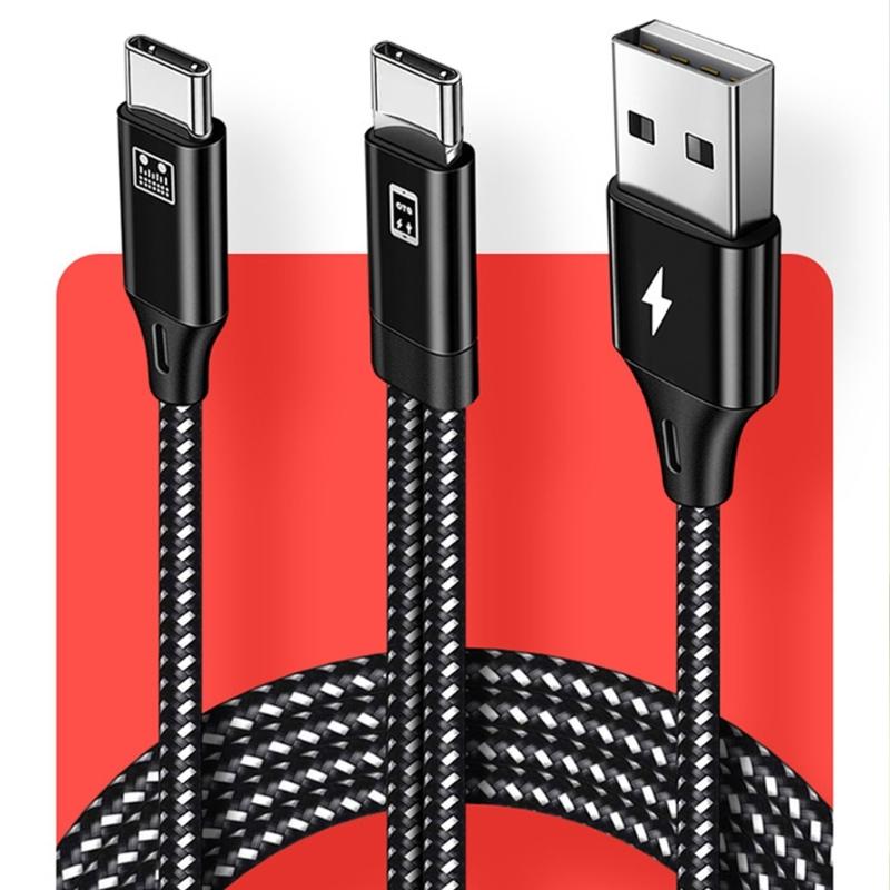 Durability OTG Adapter Cable Featuring Type C USB Port for Seamlessly Device Connection Fast Charging Cable 150cm